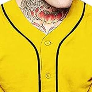 Uniforme de Béisbol Juvenil Personalizado, Jersey de Béisbol con Botones, Logotipo Bordado, Jersey de Béisbol Sublimado para Equipo - Product Image 2