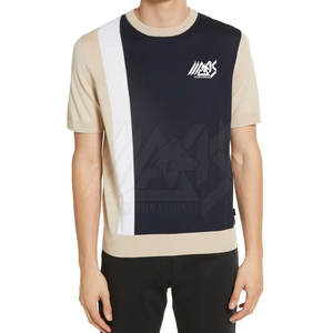 T-shirt pour homme en coton 100%, col rond, coupe ample, tissu confortable, imprimé, style streetwear. - Product Image 2