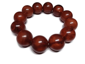 Pulseras de cuentas de moda de capas elegantes hechas a mano con elegantes combinaciones de cuentas de resina y texturas únicas Diseño único - Product Image 6