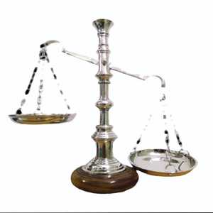 ขนาดทองเหลืองพับได้ทำจากไม้ภายในขนาด12นิ้วแบบวินเทจสำหรับวัดน้ำหนักตกแต่ง - Product Image 2