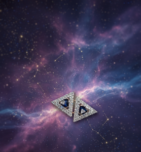 Anillo de Plata de Ley 925 con Diamante Moissanita Moderno y Piedra Púrpura Más Vendido - Product Image 2