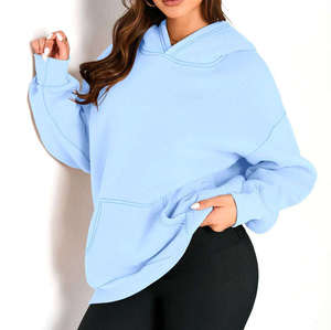 Sweat à capuche de sport décontracté pour femmes impression personnalisée 320g coton sweat de sport d'hiver avec printemps automne sweat à capuche imprimé - Product Image 1