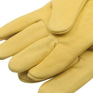 High Grade 100% Cotton Beekeeping <b>Gloves</b> Poly/Cotton Sheep Leather Beekeeper's Gear New Condition Animal Husbandry Equipment - Product Image 3