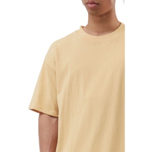 Personalizada de alta calidad de lujo de los hombres pesados 100% algodón de gran tamaño camiseta de talla grande en blanco cuello falso peso pesado Boxy Jersey - Product Image 3