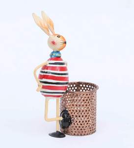 Porte-stylo en forme de lapin, idéal pour le rangement sur le bureau, idée de rangement pour le bureau à domicile, l'étude, les postes de travail organisés et accessoire de décoration cadeau - Product Image 5