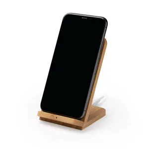 Organizer da Scrivania Personalizzato in Bambù con Supporto per Torcia Wireless - Product Image 1