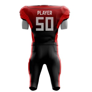 Uniforme de football américain confortable, séchage rapide, respirant, différents styles, techniques d'impression disponibles, manches courtes - Product Image 2