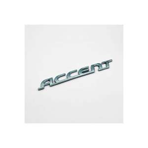 HYUNDAI ACCENT ERA 06-10 Placa Decorativa Bordada para Maletero 16 CM de Ancho 1.7 CM de Altura 863111E200 Turquía - Product Image 1