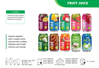 Best verkochte 330ml Rambutan sap drank groothandel OEM/ODM private label flesverpakking klaar voor verzending natuurlijke verwerking
