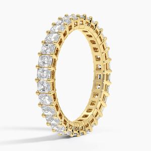 Bague de luxe à quatre griffes en or 10 carats pour cadeaux d'anniversaire de mariée - Product Image 1