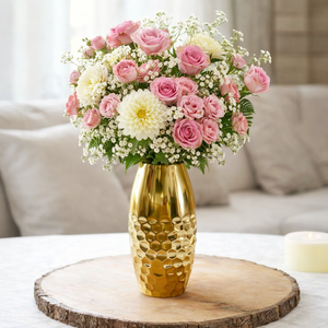 <b>artificial</b> <b>flower</b> vase faux <b>flower</b> <b>arrangement</b> <b>flower</b> decoration <b>artificial</b> floral centerpiece decorative <b>flower</b> <b>arrangement</b> - Product Image 5