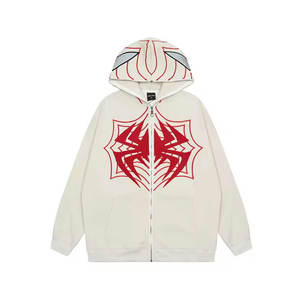 เสื้อมีฮู้ดฟอกสีกรดสำหรับผู้ชาย, เสื้อมีฮู้ดโอเวอร์ไซส์ผ้าฝ้าย100% สำหรับฤดูหนาว - Product Image 1