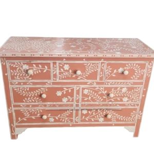 Table console de luxe avec incrustation d'os, parfaite pour l'entrée Console design Fusion moderne et vintage pour votre maison à faible coût - Product Image 4