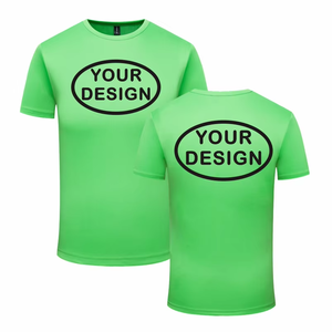 T-shirt personnalisable à séchage rapide avec motif uni imprimé devant et derrière personnalisé avec votre logo ou photo Cadeau parfait - Product Image 1