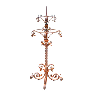 Ensemble de chandeliers en métal avec motifs de menorah faits à la main, 2 bougeoirs, Noël, écologique, lieux saints, mariage, fête, décoration de la maison - Product Image 3
