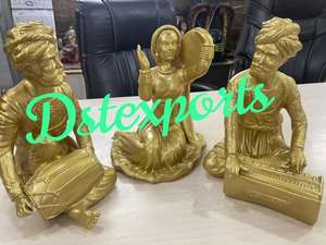 Décoration de pousse-pousse en bois multicolore peint à la main, décoration de mariage multicolore en bois - Product Image 4