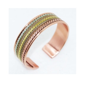 spring festival <b>bangle</b> Alaska Hammered <b>Copper</b> 1 Inch Cuff for Her Handmade Bracelet Made of <b>Copper</b> Summer Jewelry - Product Image 4