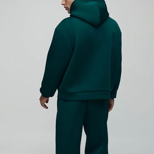 Ensemble de jogging 2 pièces respirant de couleur unie, nouvelle collection, prix de gros de haute qualité, tendance avec logo personnalisé, manches longues - Product Image 5