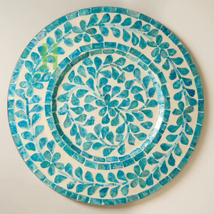 ¡MEJOR VENDEDOR! Manteles individuales redondos ecológicos con Incrustaciones de nácar de bambú de lujo, centros de mesa, decoraciones, diseño OEM, Vietnam - Product Image 3