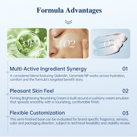 Crème Visage Personnalisée à l'Acide Hyaluronique pour une Peau Éclatante, Hydratante, Renforçant la Barrière Cutanée et Atténuant les Taches