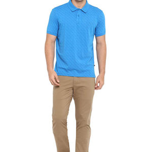 Custom manga corta Oem Plain Golf camiseta personalizada impresión Logo en blanco 100% poliéster hombres Polos - Product Image 2