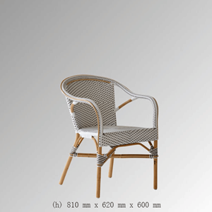 Silla de comedor de ratán tejido, muebles para el hogar, muebles de decoración de ratán, muebles de hotel, artesanía hecha en la fábrica de Vietnam - Product Image 4