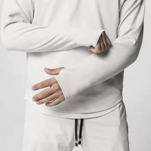 Sweat à capuche d'entraînement léger et respirant pour hommes et femmes Sweat à capuche de performance évacuant l'humidité pour hommes - Product Image 4