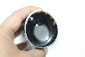 Trending Finished Ox Viking Drinking Horn Mead Cups Natural Cow Horn Shot Cups con grabado de personalización gratis - Product Image 2