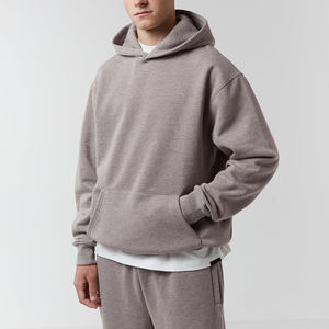 Chándal de algodón personalizado de alta calidad para hombre, Conjunto de sudadera con capucha y Jogger, jersey de gran tamaño, sudaderas con capucha, pantalones de chándal, conjunto lavado para hombre - Product Image 5