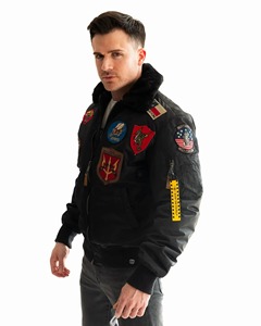 Chaquetas Varsity Bomber Personalizadas al por Mayor 2026, Chaqueta Varsity Vintage con Botones y Bloques de Color, Bordado para Hombre - Product Image 3