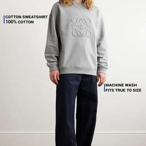 Nuevas sudaderas con relieve de Cuello clásico antiarrugas al por mayor, modernas y cómodas, ideales para sudaderas de mujer - Product Image 3