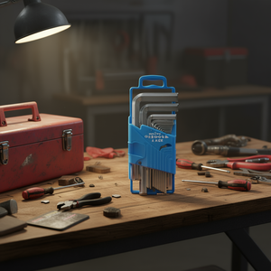 Jeu de clés Allen hexagonales métriques Gedore, 10 pièces, dans un support en plastique - Product Image 3