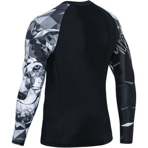 Rashguard de surf et de natation personnalisé pour homme, protection UV, respirant, manches longues, MMA, Jiu Jitsu - Product Image 2