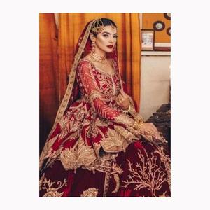 Maxi vestido de seda pakistaní alto para mujer, cuello redondo, manga corta, recto, Kurta, estampado de algodón indio, caftán étnico Salwar Kameez para - Product Image 4