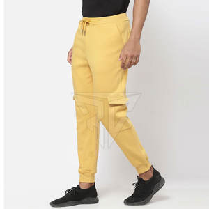 Service OEM, conception de logo personnalisée, pantalon de survêtement en molleton pour homme, coupe droite, décontracté, 100% coton, respirant, prix bas - Product Image 4