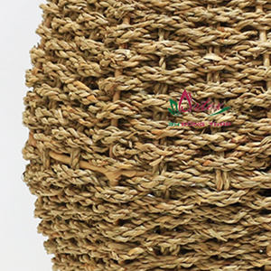 Artex Dong Thap Vase de sol en osier rustique fait à la main en rotin naturel pour un salon élégant et un décor d'entrée à la maison - Product Image 2