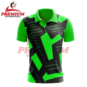 Camisetas Polo de Manga Corta Transpirables de Secado Rápido, Ropa de Pesca Sublimada Estampada, Camisetas Polo de Pesca con Cremallera de Talla Grande - Product Image 3