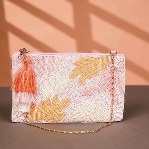 Bolso de Mano Bordado a Mano con Diseño Floral de Seda, con Trabajo de Espejo y Cuentas de Yute, Monedero de Alta Calidad y Económico - Product Image 5