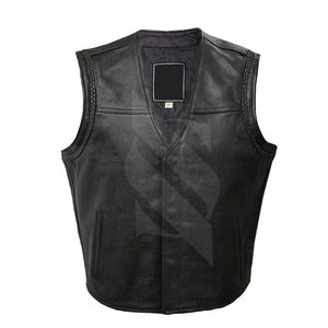 Chaleco de Cuero Grueso Portátil SMITHY SPORTS para Hombre - Ropa de Invierno Cómoda, Profesional y Transpirable con Cierre de Botones Cubiertos - Product Image 1