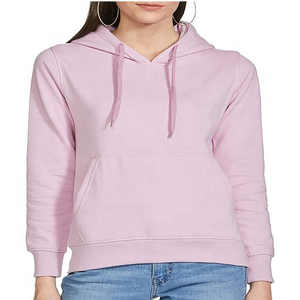 Sudaderas Casuales de Moda para Mujer, de Manga Larga, con Capucha, Forradas, Ecológicas, de Felpa, Color Sólido, Novedad al por Mayor, Invierno 100% - Product Image 1
