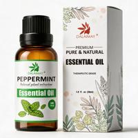 Huile Essentielle de Menthe Poivrée Pure Premium OEM ODM 30ml, Extrait Végétal Naturel pour Aromathérapie, Massage, Soins de la Peau, Spa et Applications DIY