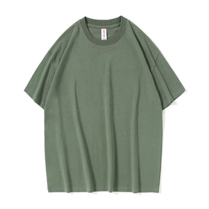 T-shirt en coton uni pour homme, basique, tissu doux, qualité supérieure, logo personnalisé - Product Image 1