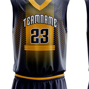 Conjunto de Uniforme de Baloncesto Sublimado, Reversible, Transpirable y Personalizable, al Mejor Precio, Unisex, Nueva Llegada - Product Image 6