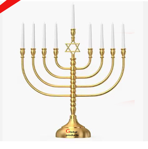 Menorah juive à 7 branches pour le temple de la maison. - Product Image 2