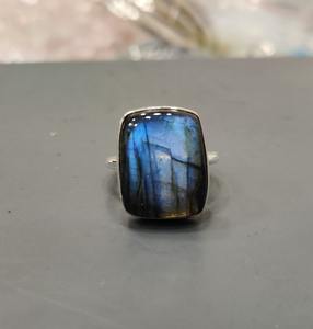 Anillo giratorio de labradorita de piedras preciosas hechas a mano de Plata de Ley 925, regalo de boda de piedra sólida 925, anillo de promesa de joyería de la mejor calidad - Product Image 4