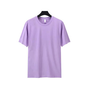 Camiseta de hombre de alta calidad transpirable resistente a las arrugas y la contracción 100% Camiseta de algodón en blanco personalizable Logo camiseta Formal - Product Image 6