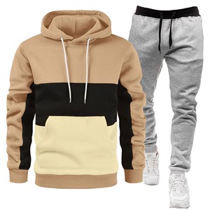 2024 Men's Casual Sportswear Sets Spring Autumn <b>Hoodie</b> Pants 2-Piece Tracksuit for <b>Running</b> & Jogging Brand New Design - Product Image 1
