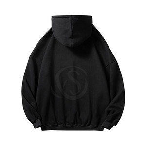 Sudadera con Capucha Extra Grande de Alta Calidad, con Logotipo OEM, Lisa, 100% Algodón, Tejida, Transpirable, Ecológica, para Hombre, Invierno - Product Image 5