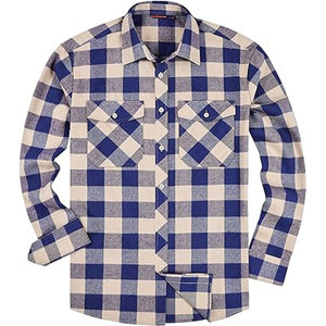 Camisas de Franela Casuales Transpirables 100% Algodón, Ropa Personalizada al por Mayor, Proveedor de Fábrica de Pakistán, Manga Larga para Hombre - Product Image 1
