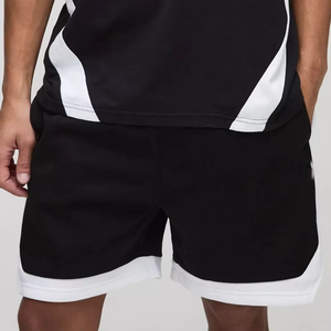 Vêtements d'extérieur de bonne qualité pour hommes, vente en gros, ensemble double de vêtements de sport, chemise et short de fitness pour entraînement, ensemble jumeau de jogger pour hommes - Product Image 6